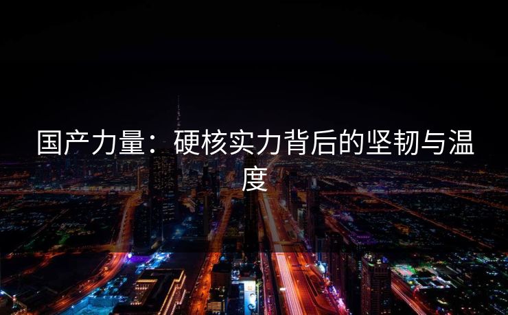 国产力量：硬核实力背后的坚韧与温度